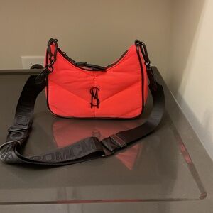 NWOT Steve Madden Vital D pillowed nylon crossbody bag in neon coral-pink
